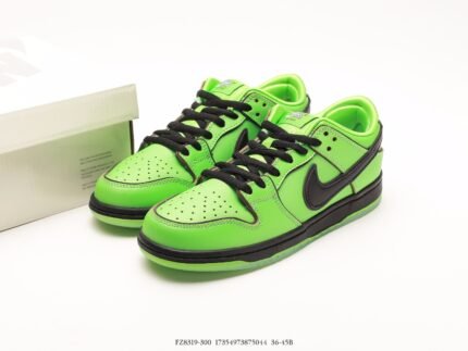 Fluorescent Green Low-Top Sneakers