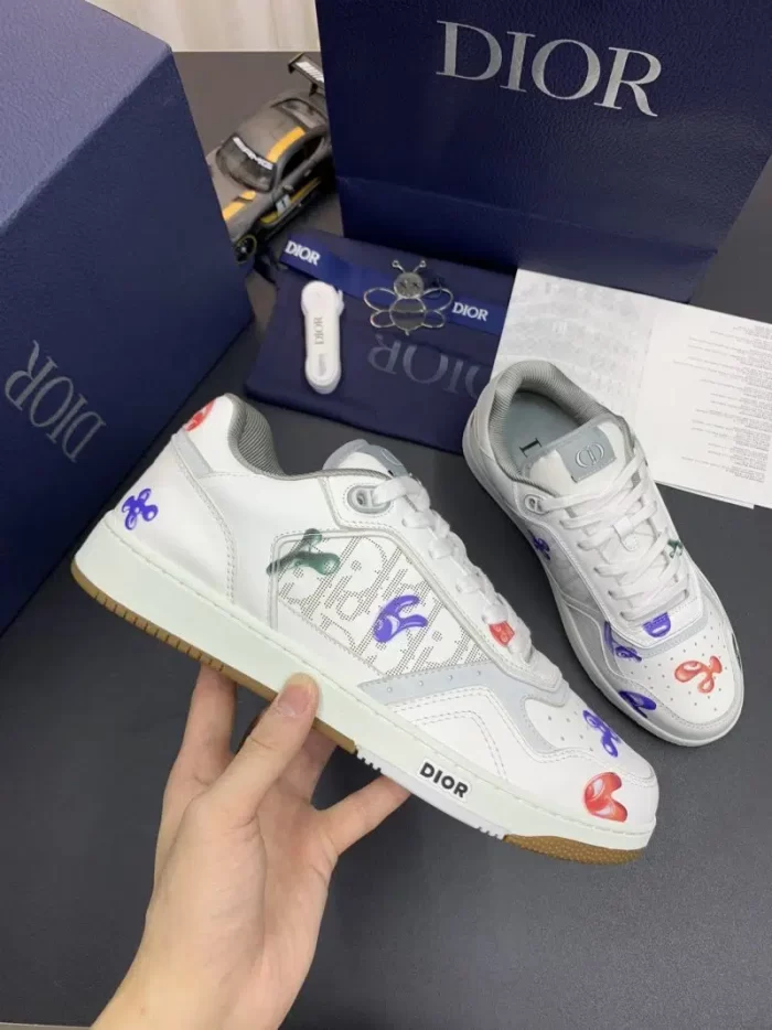 DIOR B27 Low Top Galaxy Graffiti White Sneakers Shapes – DUPE DIVINE