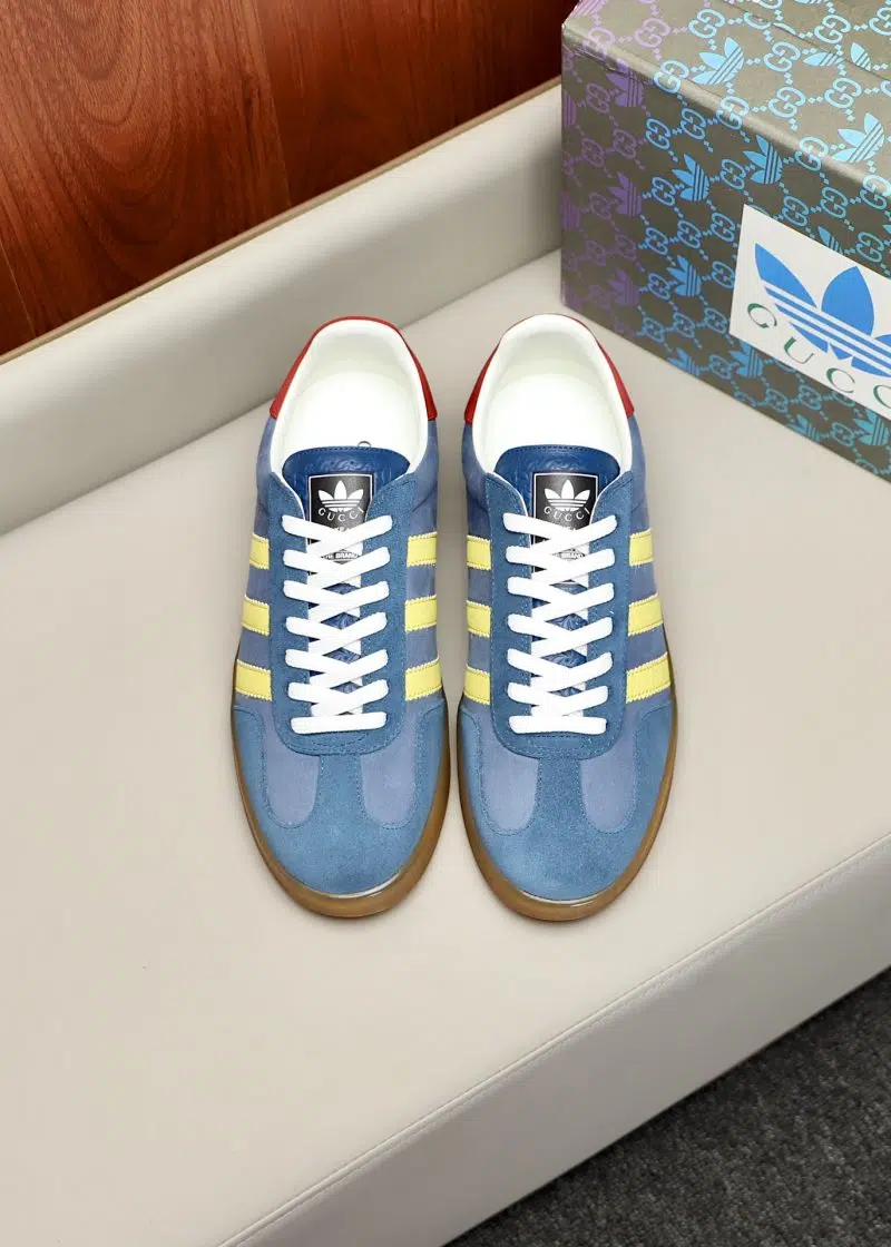 adidas X Gucci Gazelle Blue Yellow 3 800x1120