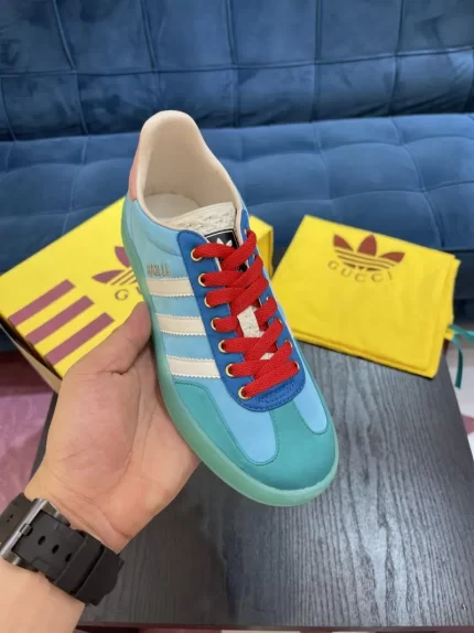adidas X Gucci Gazelle Light Blue Red 8 800x1067