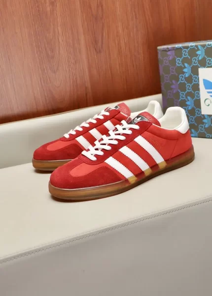 adidas X Gucci Gazelle Red White 5 800x1120