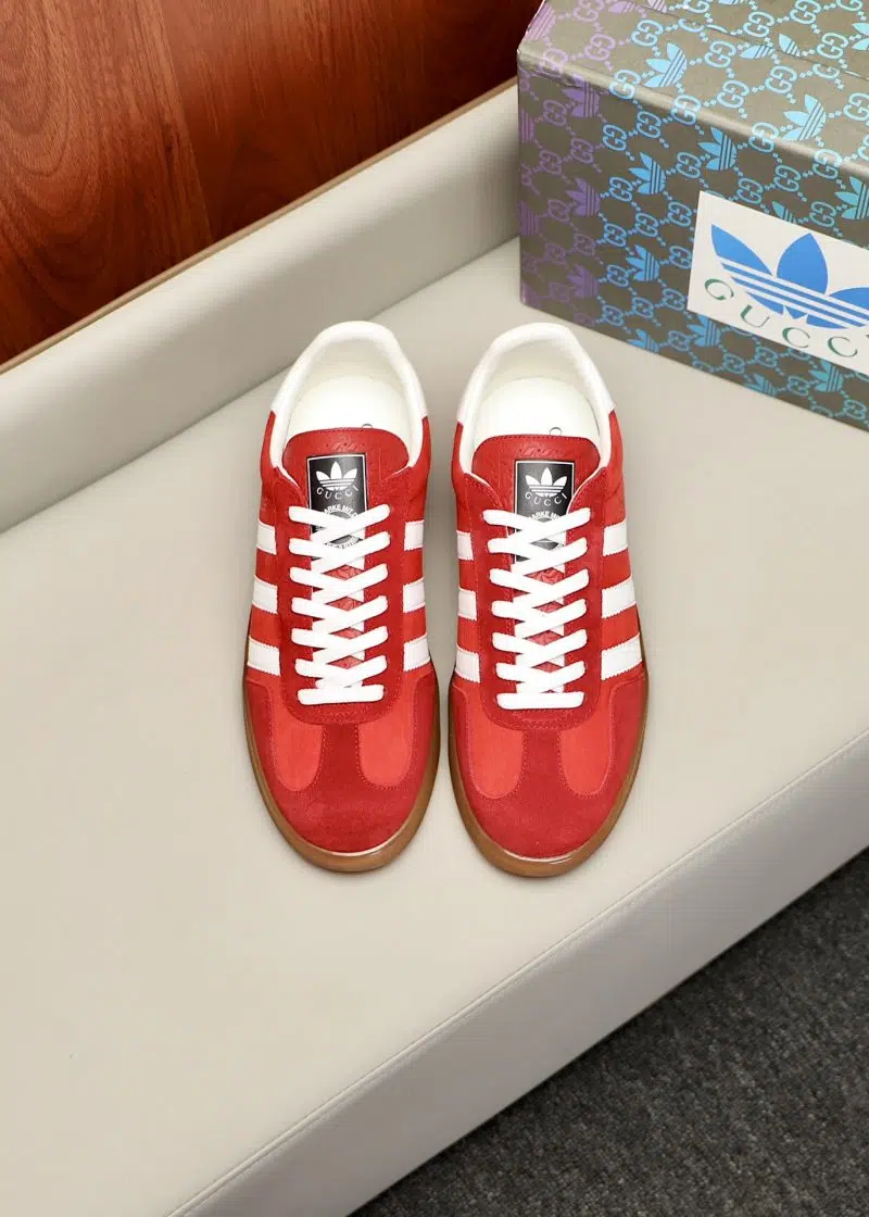 adidas X Gucci Gazelle Red White 7 800x1120