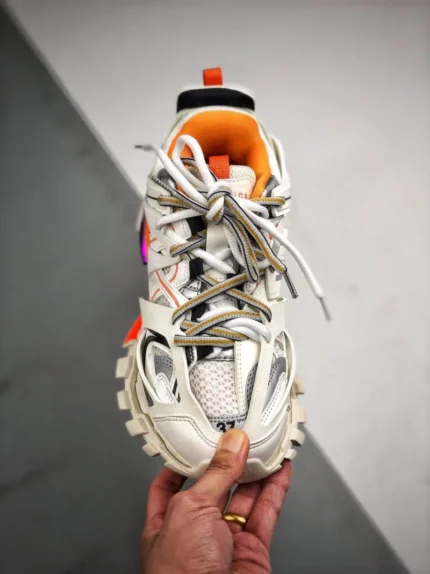 BALENCIAGA TRACK SNEAKER WHITE ORANGE 9 800x1067