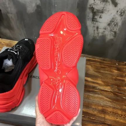 Balenciaga Triple S Sneaker Black Red Sole 6 800x800