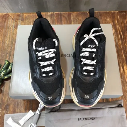 Balenciaga Triple S Sneaker Black Tan Red 8 800x800