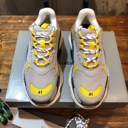 Balenciaga Triple S Sneaker Grey Black Yellow 5 800x800