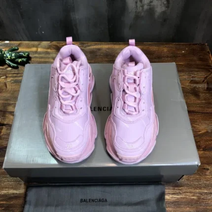 Balenciaga Triple S Sneaker Pink white logo 7 800x800