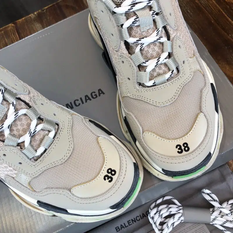 Balenciaga Triple S Sneaker Tan Black Green 2 800x800