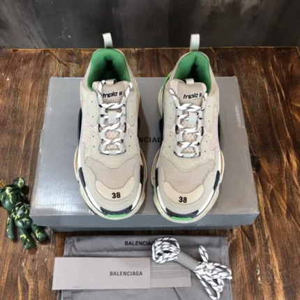 Balenciaga Triple S Sneaker Tan Black Green 6 800x800