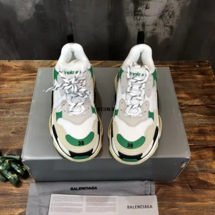 Balenciaga Triple S Sneaker Tan Green 6 800x800