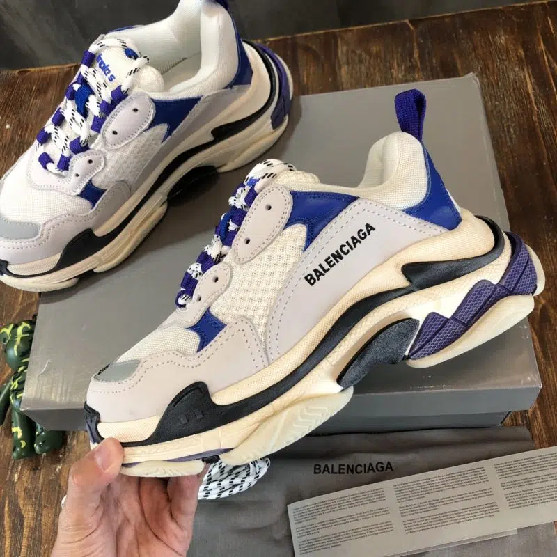 Balenciaga Triple S Sneaker White Blue Black 2 800x800