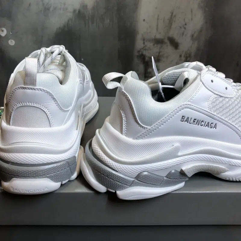 Balenciaga Triple S Sneaker White Silver 3 800x800