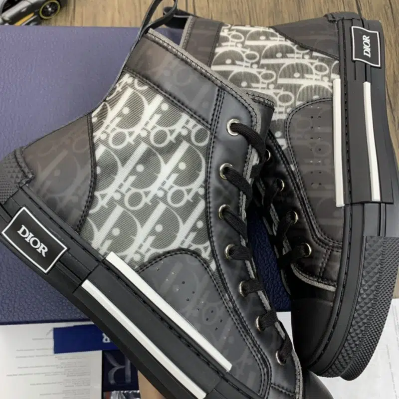 DIOR B23 High All black Logo 8 800x800