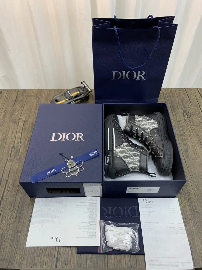 DIOR B23 High All black Logo 9 800x1067