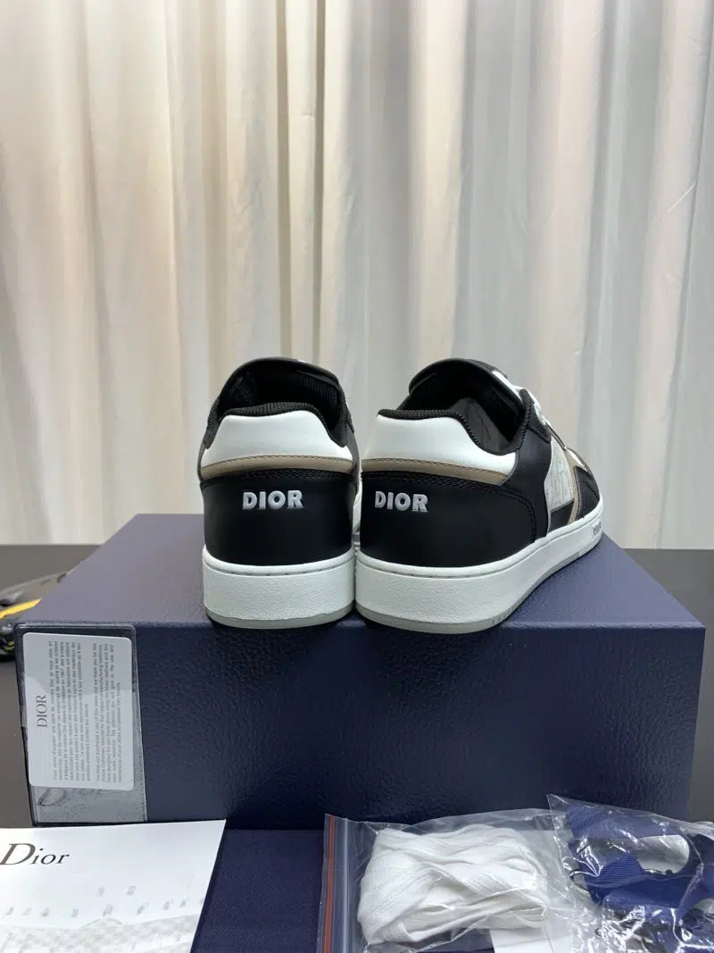 DIOR B27 Low Top Sneaker Black Brown Logo 7 800x1067
