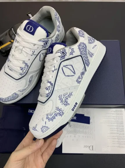 DIOR B27 Low Top Sneaker Blue Paisley 1 800x1067