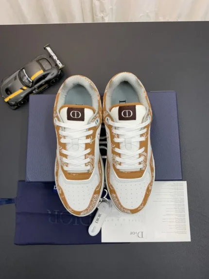 DIOR B27 Low Top Sneaker Brown Paisley 9 800x1067