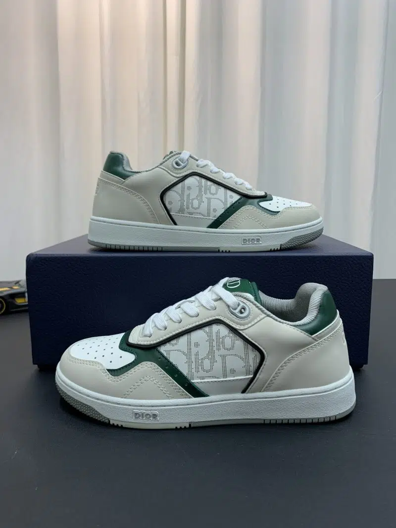 DIOR B27 Low Top Sneaker Cream Green 5 800x1067