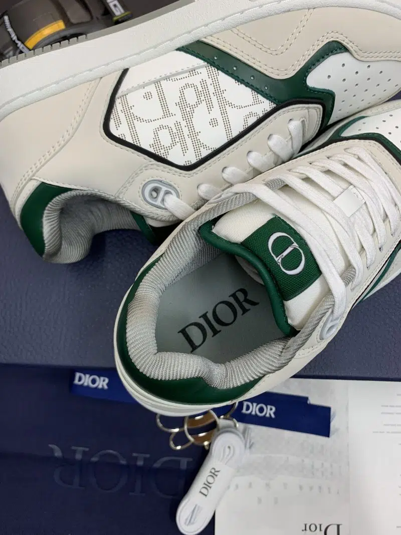 DIOR B27 Low Top Sneaker Cream Green 6 800x1067