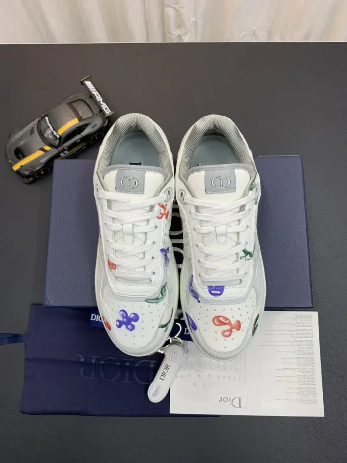 DIOR B27 Low Top Galaxy Graffiti White Sneakers Shapes – DUPE DIVINE