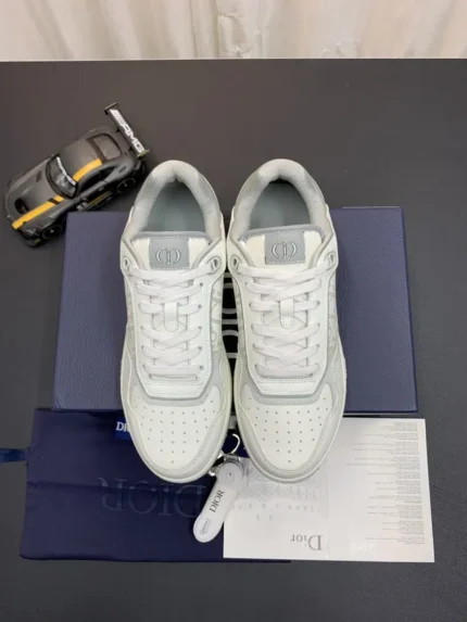DIOR B27 Low Top Sneaker White Grey 3 800x1066